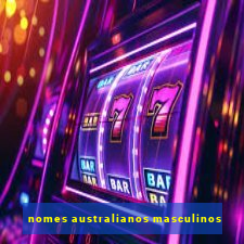 nomes australianos masculinos